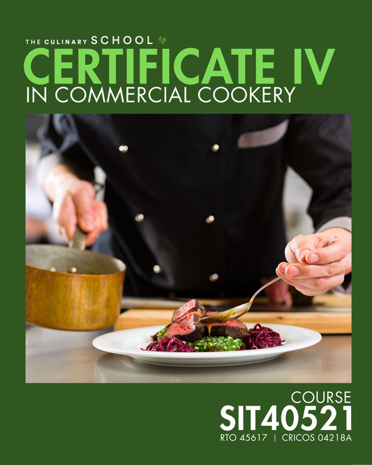 119317B | SIT40521 Certificate IV in Kitchen Management