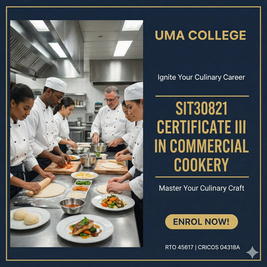 119316C | SIT30821 Certificate III in Commercial Cookery
