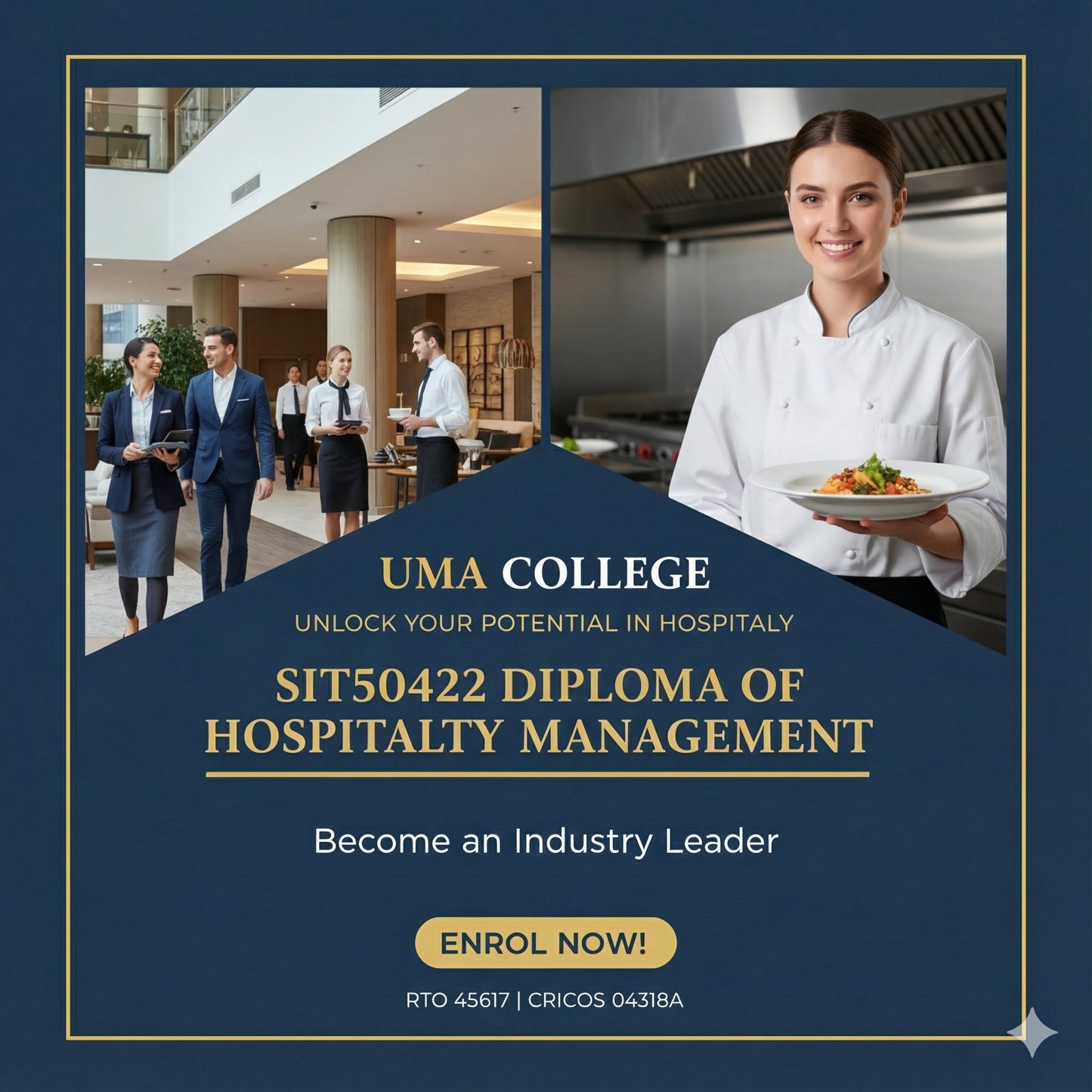119318A | SIT50422 Diploma of Hospitality Management